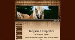 Desktop Screenshot of kingsland-properties.com
